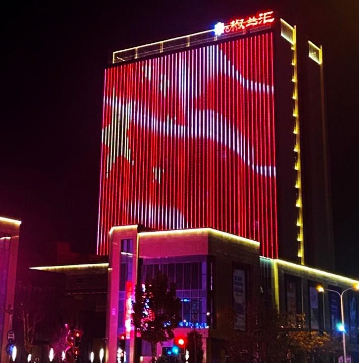 SHLED point light facade application reference