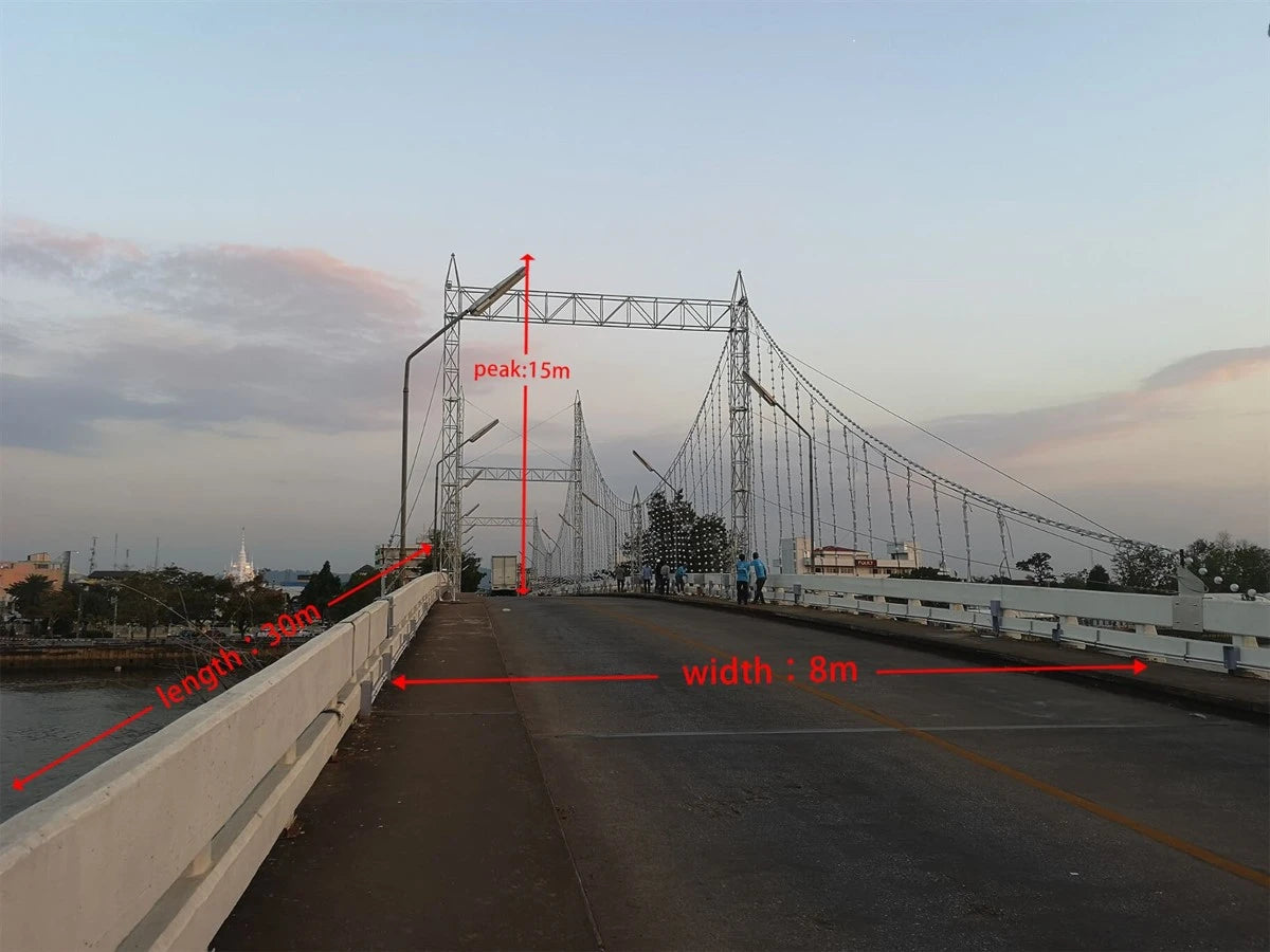 SHLED bridge and landmark lighting solution