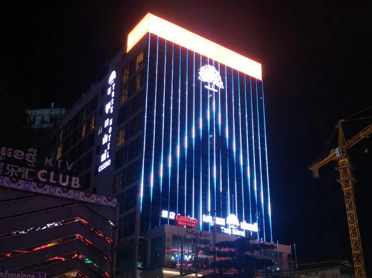 SHLED hotel architectural facade lighting solution