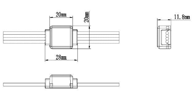 SHLED lightweight media mesh dimension reference